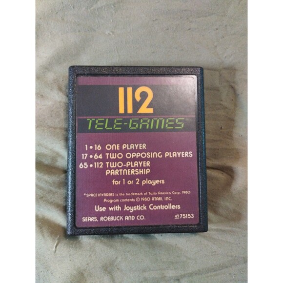 Space Invaders for Atari 2600. Tested & Works. Vintage 1980. - Picture 1 of 3
